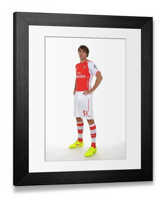 Framed Print : Ignasi Miquel at Arsenal's Emirates Stadium (2014 / 15)