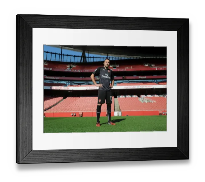Framed Print : David Ospina (Arsenal). Arsenal 1st Team Photocall. Emirates Stadium, 7 / 8 / 14. Credit Framed Print : David Ospina (Arsenal). Arsenal 1st Team Photocall. Emirates Stadium, 7 / 8 / 14. Credit