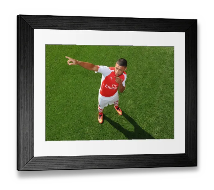 Framed Print : Arsenal Football Club: Alex Oxlade-Chamberlain at Emirates Stadium (2014)