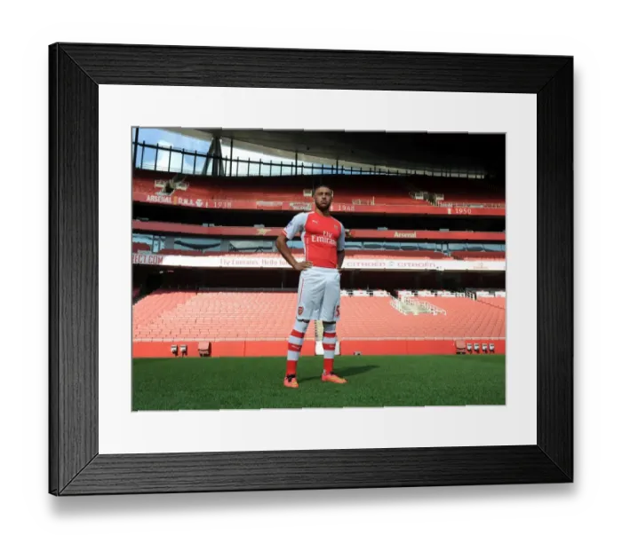 Framed Print : Arsenal Football Club: Alex Oxlade-Chamberlain at Emirates Stadium (2014)