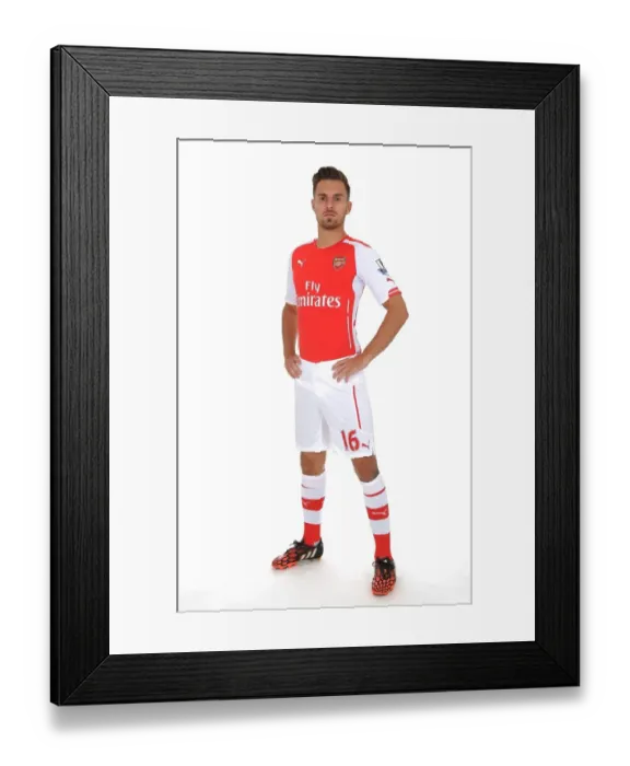 Framed Print : Aaron Ramsey: Arsenal's Star Midfielder at Emirates Stadium Framed Print : Aaron Ramsey: Arsenal's Star Midfielder at Emirates Stadium
