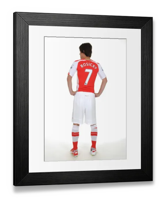 Framed Print : Arsenal FC: Rosicky at Emirates Stadium, 2014-15 Season Framed Print : Arsenal FC: Rosicky at Emirates Stadium, 2014-15 Season