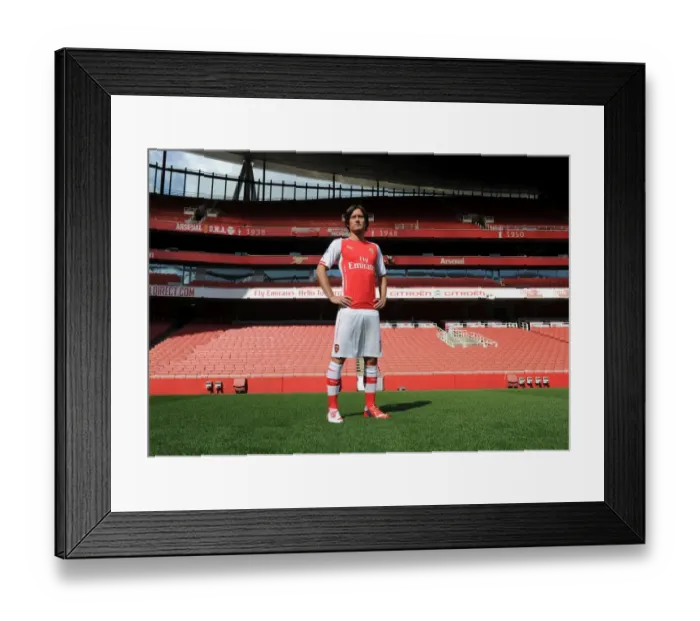 Framed Print : Arsenal First Team: Rosicky at Emirates Stadium, 2014 Framed Print : Arsenal First Team: Rosicky at Emirates Stadium, 2014