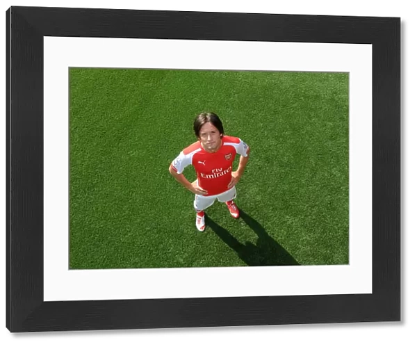 Tomas Rosicky (Arsenal). Arsenal 1st Team Photocall. Emirates Stadium, 7  /  8  /  14. Credit