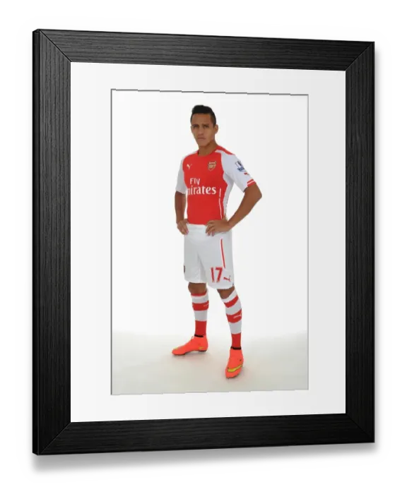Framed Print : Arsenal's New Star: Alexis Sanchez Unveiled at Emirates Stadium (2014-15) Framed Print : Arsenal's New Star: Alexis Sanchez Unveiled at Emirates Stadium (2014-15)