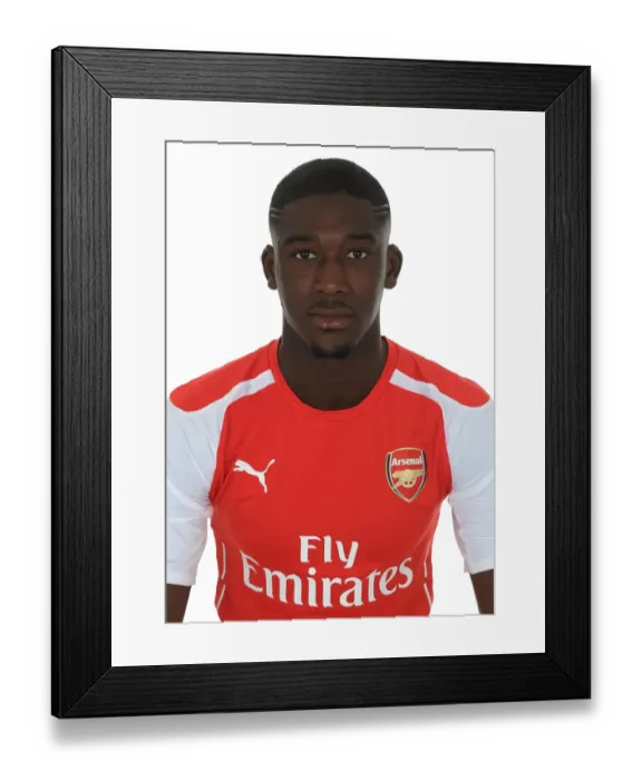 Framed Print : Arsenal's Yaya Sanogo at 2014-15 Arsenal FC Photocall