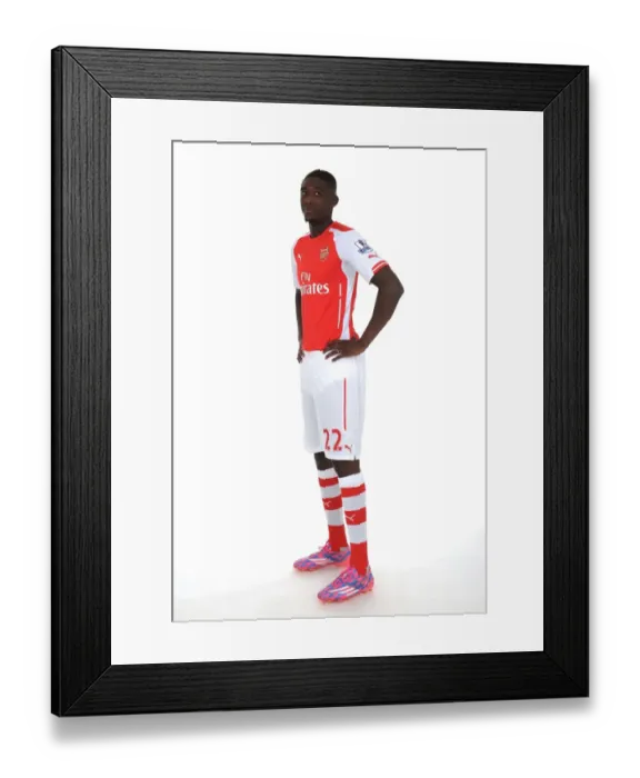Framed Print : Yaya Sanogo at Arsenal FC Photocall (2014-15) Framed Print : Yaya Sanogo at Arsenal FC Photocall (2014-15)