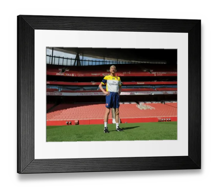 Framed Print : Arsene Wenger with Arsenal First Team at Emirates Stadium, 2014 Framed Print : Arsene Wenger with Arsenal First Team at Emirates Stadium, 2014