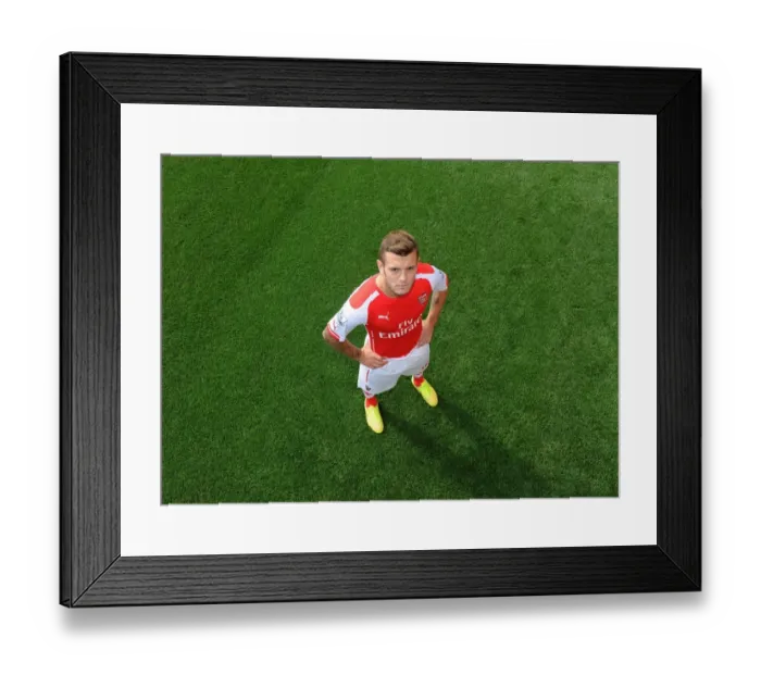 Framed Print : Arsenal First Team: Jack Wilshere at Emirates Stadium (2014) Framed Print : Arsenal First Team: Jack Wilshere at Emirates Stadium (2014)