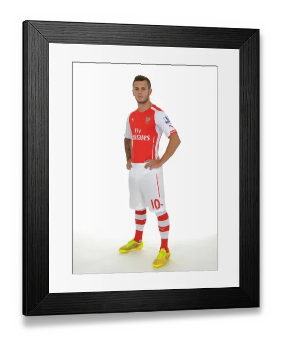 Framed Print : LONDON, ENGLAND - AUGUST 07: Jack Wilshere of Arsenal. Emirates Stadium on August 7