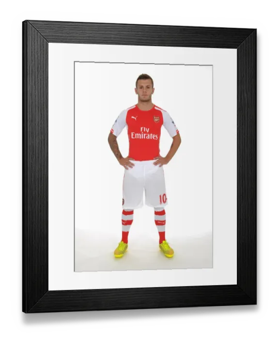 Framed Print : Jack Wilshere: Arsenal Football Club's Emirates Stadium 2014 / 15 Season