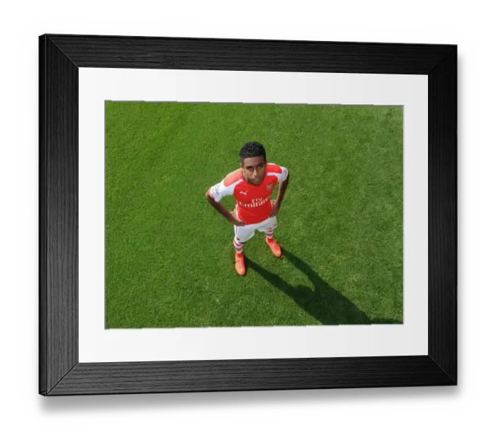 Framed Print : Arsenal First Team: Introducing Gedion Zelalem at Emirates Stadium (2014)