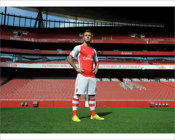 Jack Wilshere (Arsenal). Arsenal 1st Team Photocall. Emirates Stadium, 7  /  8  /  14. Credit