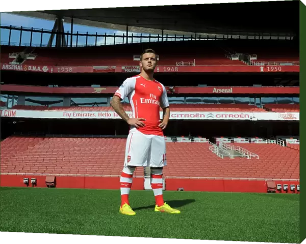 Jack Wilshere (Arsenal). Arsenal 1st Team Photocall. Emirates Stadium, 7  /  8  /  14. Credit