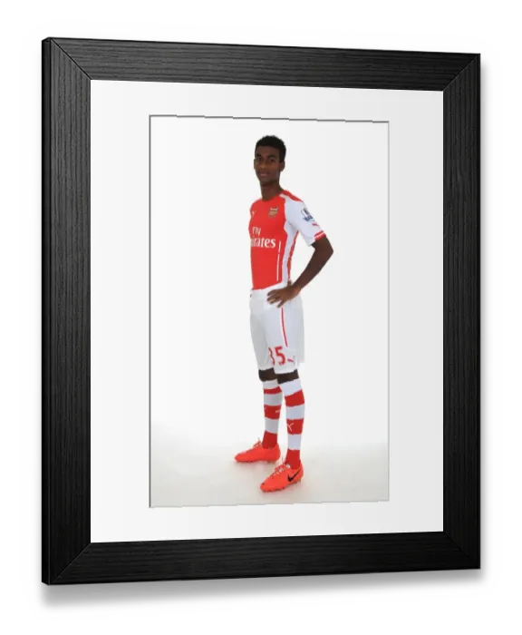 Framed Print : Gedion Zelalem at Arsenal FC: 2014-15 Photocall Framed Print : Gedion Zelalem at Arsenal FC: 2014-15 Photocall