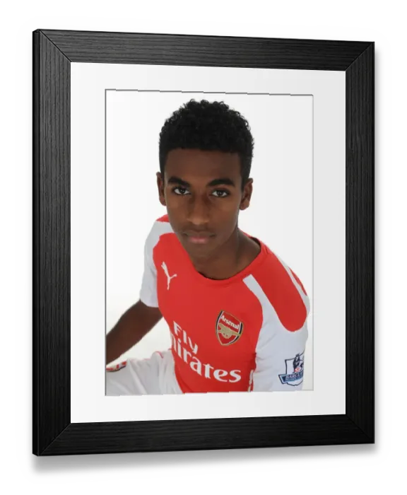 Framed Print : Gedion Zelalem at Arsenal Training: 2014-15 Season