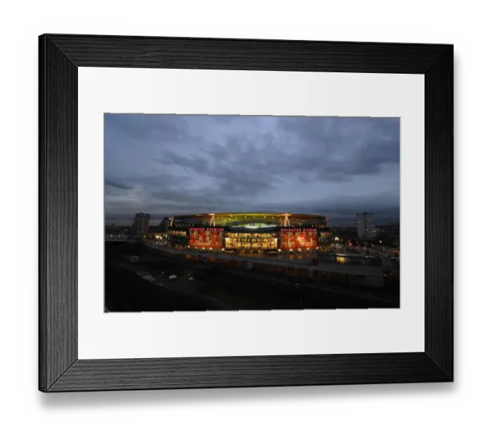 Framed Print : Champions League Clash: Arsenal vs AS Monaco at Emirates Stadium (2015)