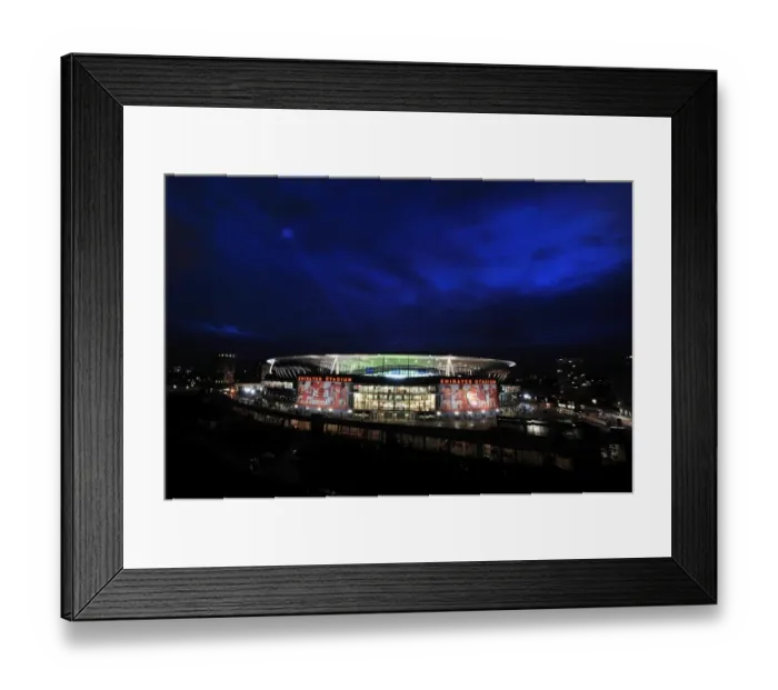 Framed Print : Arsenal vs Monaco: Champions League Clash at Emirates Stadium