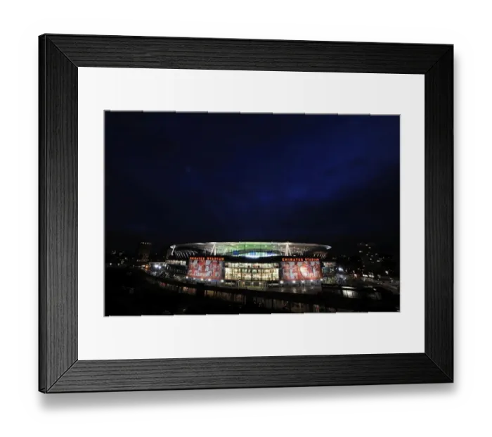 Framed Print : Arsenal vs Monaco: Champions League Clash at Emirates Stadium Framed Print : Arsenal vs Monaco: Champions League Clash at Emirates Stadium