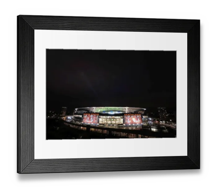 Framed Print : Arsenal vs Monaco: Battle at the Emirates - UEFA Champions League Showdown