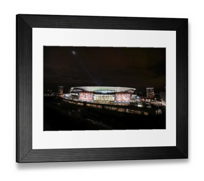 Framed Print : Champions League Clash: Arsenal vs AS Monaco at Emirates Stadium (2015)