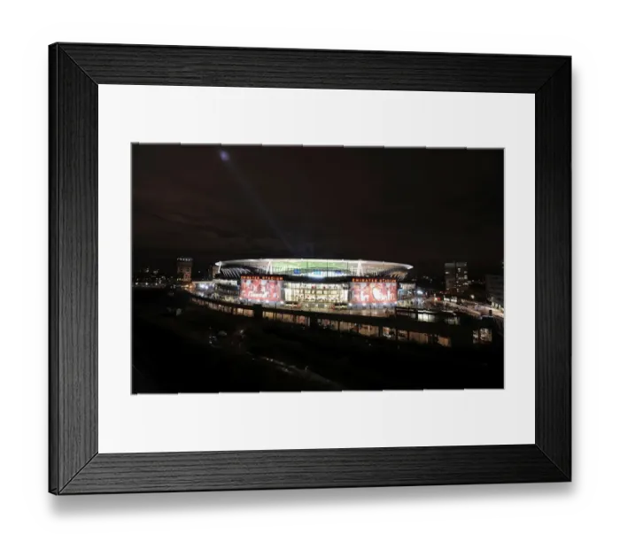Framed Print : Arsenal vs. AS Monaco: Emirates Stadium Awaits UCL Showdown Framed Print : Arsenal vs. AS Monaco: Emirates Stadium Awaits UCL Showdown