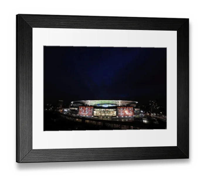 Framed Print : Champions League Showdown: Arsenal vs AS Monaco at Emirates Stadium