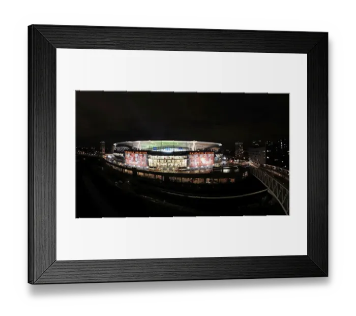 Framed Print : Arsenal vs Monaco: Champions League Clash at Emirates Stadium