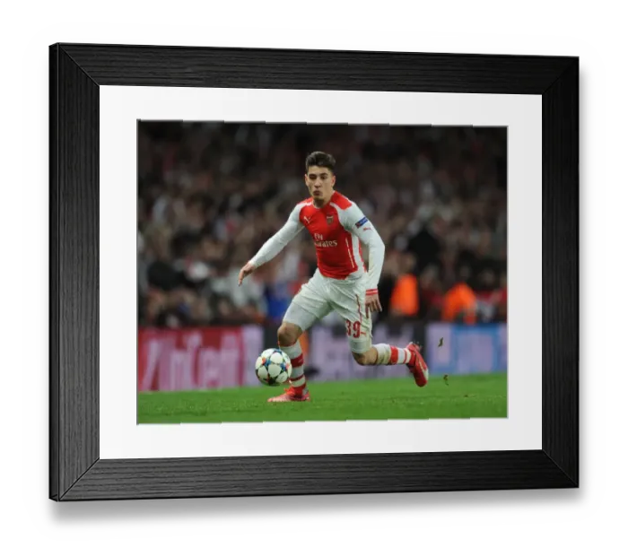 Framed Print : Hector Bellerin (Arsenal). Arsenal 1: 3 AS Monaco. UEFA Champions League. Emirates Stadium, 25 / 2 / 15 Framed Print : Hector Bellerin (Arsenal). Arsenal 1: 3 AS Monaco. UEFA Champions League. Emirates Stadium, 25 / 2 / 15