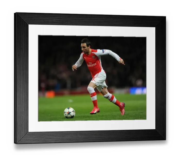 Framed Print : Santi Cazorla in Action: Arsenal vs AS Monaco, UEFA Champions League Round of 16, 2015 Framed Print : Santi Cazorla in Action: Arsenal vs AS Monaco, UEFA Champions League Round of 16, 2015