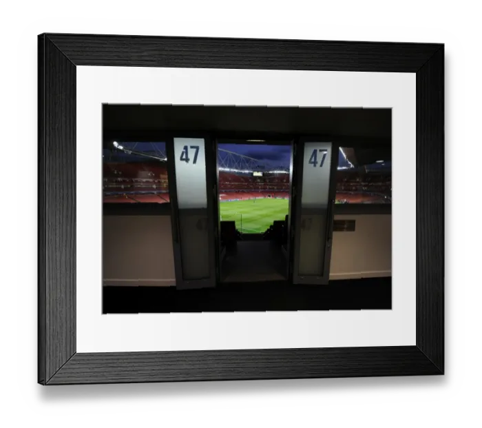 Framed Print : Club Level. Arsenal 1: 3 AS Monaco. UEFA Champions League. Emirates Stadium, 25 / 2 / 15 Framed Print : Club Level. Arsenal 1: 3 AS Monaco. UEFA Champions League. Emirates Stadium, 25 / 2 / 15