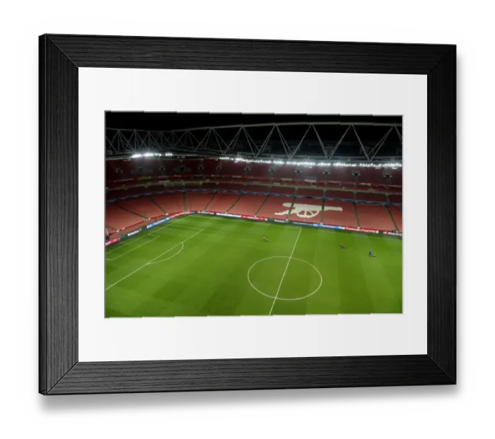 Framed Print : Emirates Stadium: Arsenal v AS Monaco FC - UEFA Champions League Round of 16 (2015)