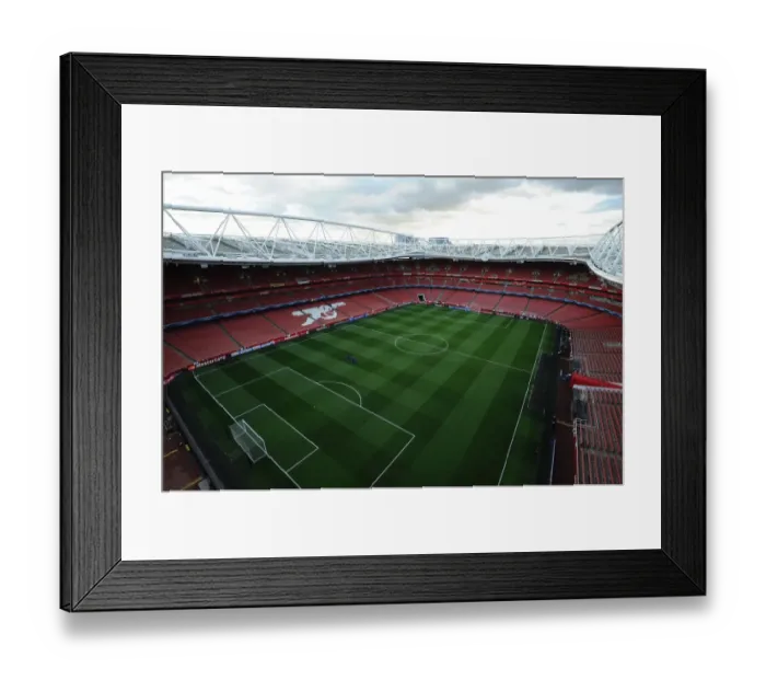 Framed Print : Emirates Stadium pre match. Arsenal 1: 3 AS Monaco. UEFA Champions League. Emirates Stadium, 25 / 2 / 15 Framed Print : Emirates Stadium pre match. Arsenal 1: 3 AS Monaco. UEFA Champions League. Emirates Stadium, 25 / 2 / 15