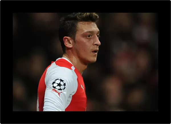 Mesut Ozil in Action: Arsenal vs AS Monaco, UEFA Champions League 2015