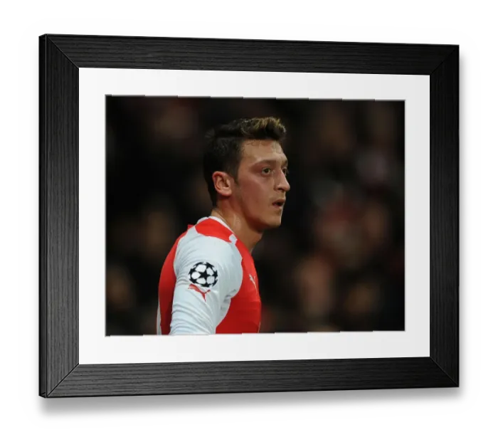 Framed Print : Mesut Ozil in Action: Arsenal vs AS Monaco, UEFA Champions League 2015 Framed Print : Mesut Ozil in Action: Arsenal vs AS Monaco, UEFA Champions League 2015