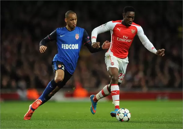 Clash of Forces: Welbeck vs Fabinho in Arsenal's UEFA Champions League Battle against Monaco