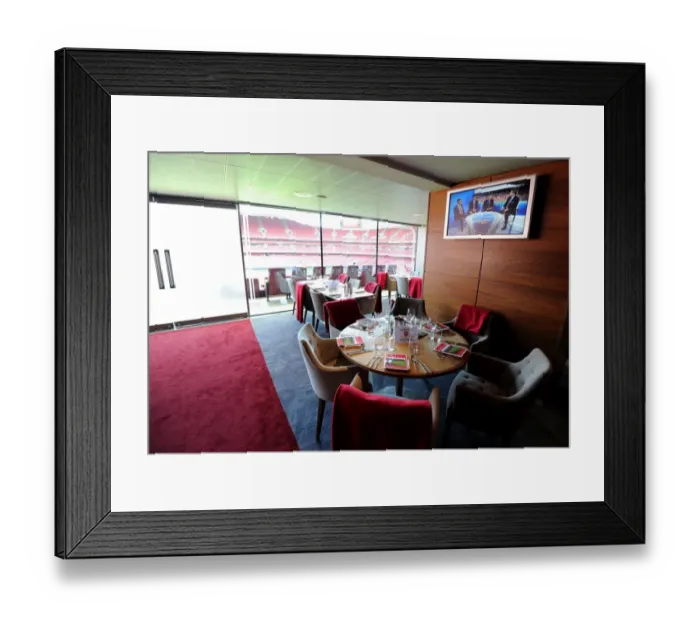 Framed Print : Directors Box. Arsenal 2: 0 Everton. Barclays Premier League. Emirates Stadium, 1 / 3 / 15 Framed Print : Directors Box. Arsenal 2: 0 Everton. Barclays Premier League. Emirates Stadium, 1 / 3 / 15