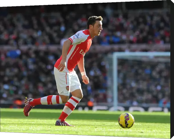 Mesut Ozil (Arsenal). Arsenal 2: 0 Everton. Barclays Premier League. Emirates Stadium, 1  /  3  /  15