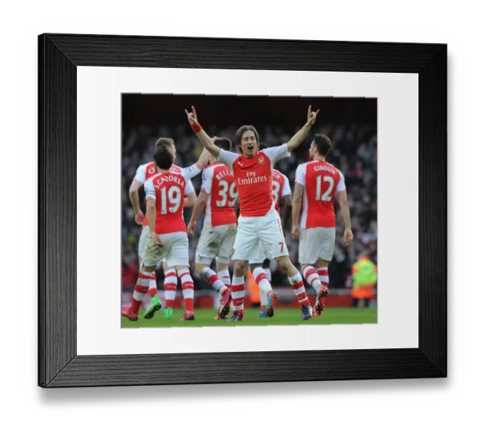 Framed Print : Tomas Rosicky's Stunner: Arsenal's Second Goal vs. Everton (2015) Framed Print : Tomas Rosicky's Stunner: Arsenal's Second Goal vs. Everton (2015)