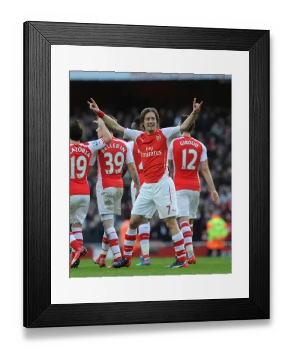 Framed Print : Tomas Rosicky's Stunner: Arsenal's Unforgettable Second Goal vs. Everton (2015) Framed Print : Tomas Rosicky's Stunner: Arsenal's Unforgettable Second Goal vs. Everton (2015)