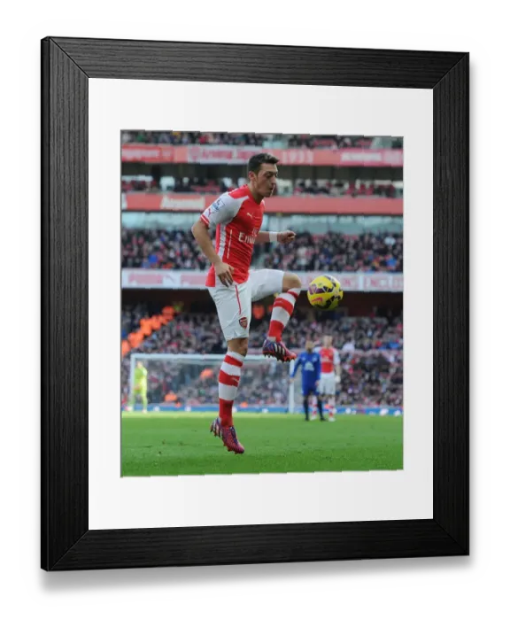 Framed Print : Mesut Ozil in Action: Arsenal vs. Everton, Premier League 2014-15 Framed Print : Mesut Ozil in Action: Arsenal vs. Everton, Premier League 2014-15