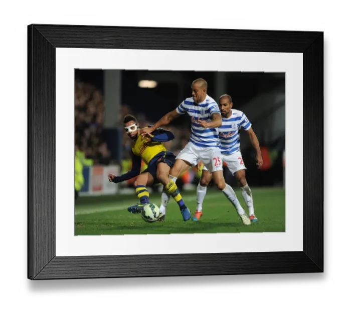 Framed Print : Coquelin vs Zamora: Intense Battle in Queens Park Rangers vs Arsenal Premier League Clash Framed Print : Coquelin vs Zamora: Intense Battle in Queens Park Rangers vs Arsenal Premier League Clash