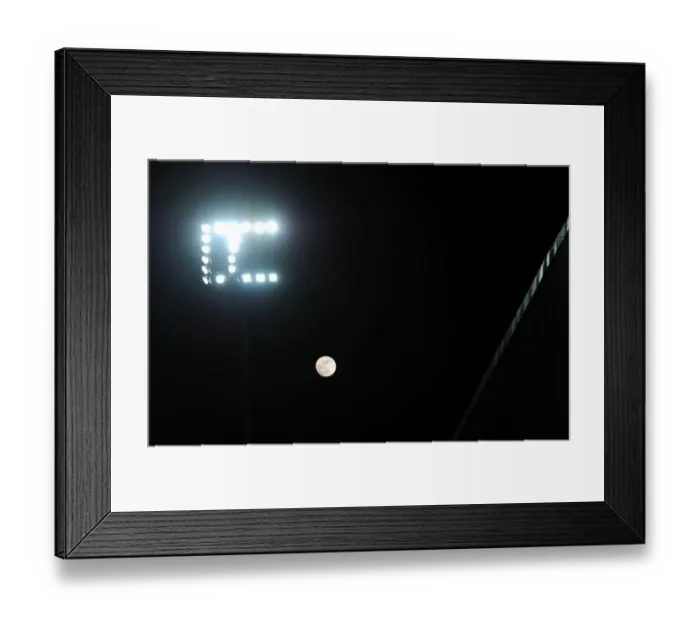 Framed Print : Moonlit Rivalry: Arsenal vs. Queens Park Rangers