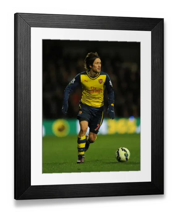 Framed Print : Tomas Rosicky in Action: Queens Park Rangers vs. Arsenal, Premier League 2015 Framed Print : Tomas Rosicky in Action: Queens Park Rangers vs. Arsenal, Premier League 2015