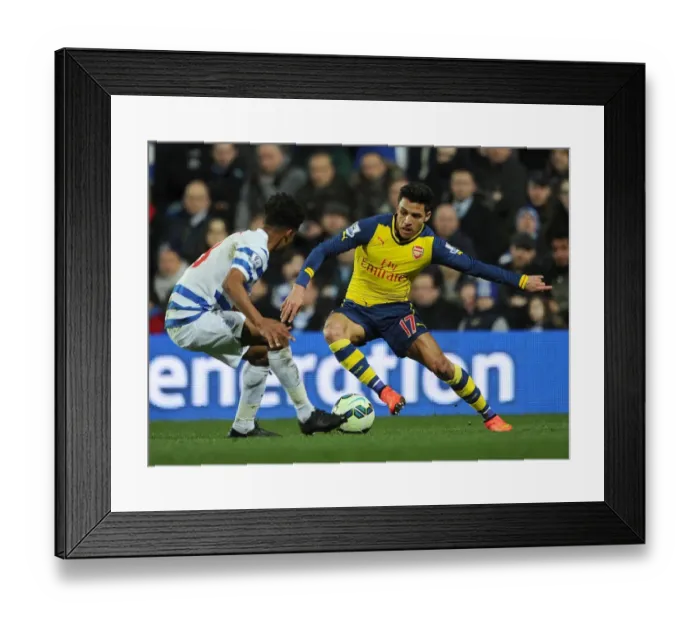 Framed Print : Clash at Loftus Road: Sanchez vs. Furlong in Premier League Showdown Framed Print : Clash at Loftus Road: Sanchez vs. Furlong in Premier League Showdown