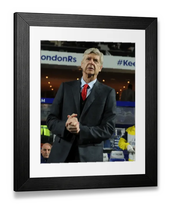 Framed Print : Arsene Wenger before Queens Park Rangers vs Arsenal, Premier League 2014-15 Framed Print : Arsene Wenger before Queens Park Rangers vs Arsenal, Premier League 2014-15