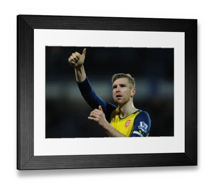 Framed Print : Per Mertesacker Bids Farewell to Arsenal Fans After Queens Park Rangers Match, 2015 Framed Print : Per Mertesacker Bids Farewell to Arsenal Fans After Queens Park Rangers Match, 2015