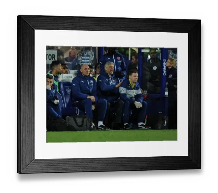 Framed Print : Arsene Wenger and His Team: Arsenal's Visit to Queens Park Rangers, Premier League 2014-15 Framed Print : Arsene Wenger and His Team: Arsenal's Visit to Queens Park Rangers, Premier League 2014-15