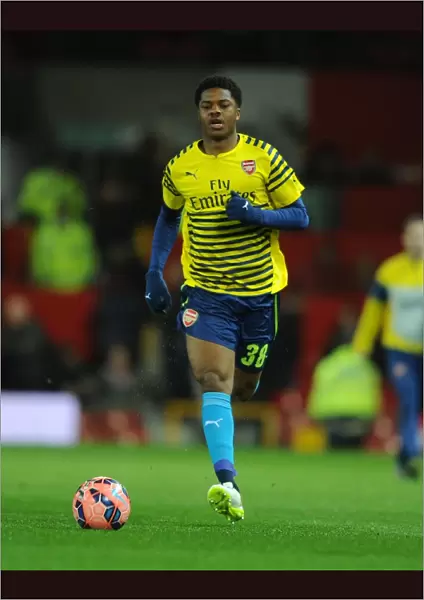 Chuba Akpom (Arsenal). Manchester United 1: 2 Arsenal. FA Cup 6th Round. Old Trafford