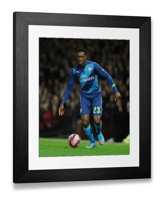 Framed Print : Danny Welbeck (Arsenal). Manchester United 1: 2 Arsenal. FA Cup 6th Round. Old Trafford Framed Print : Danny Welbeck (Arsenal). Manchester United 1: 2 Arsenal. FA Cup 6th Round. Old Trafford